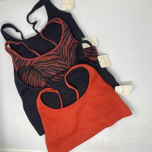 Free People 4 Sienna Strappy Bralettes M/L NWT